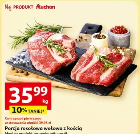 Porcja rosołowa wołowa z kością