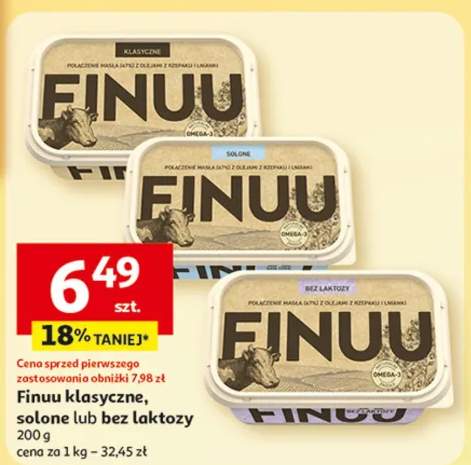 Finuu klasyczne, solone lub bez laktozy