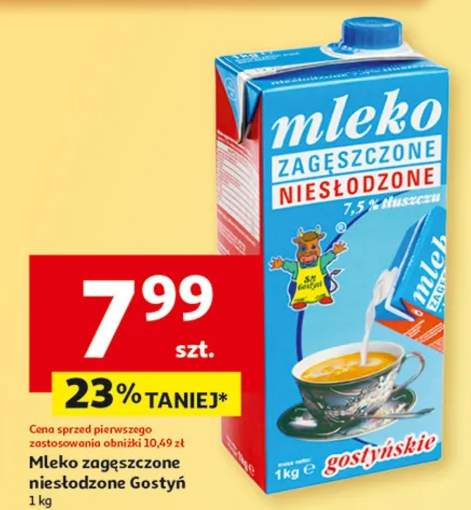 Mleko zagęszczone niesłodzone Gostyń