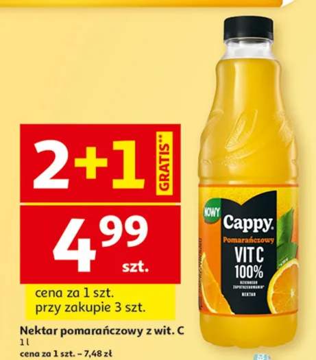 Nektar pomarańczowy z wit. C Cappy