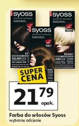 Farba do włosów Syoss wybrane odcienie