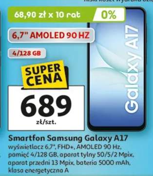 Smartfon Galaxy A17 4/128GB