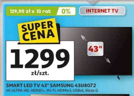 SMART LED TV 43"