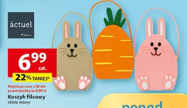 Koszyk filcowy różne wzory