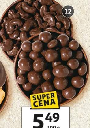 Orzechy nerkowca, agrest, pomelo lub kokos w czekoladzie