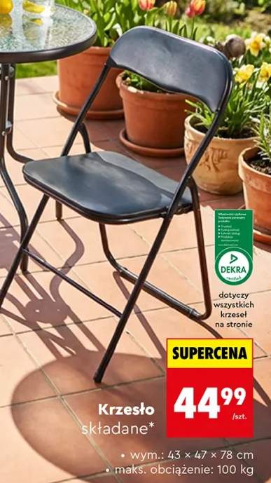 krzesło składane