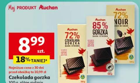 Czekolada gorzka, różne rodzaje