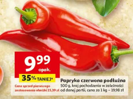 Papryka czerwona podłużna