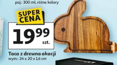 Taca z drewna akacji