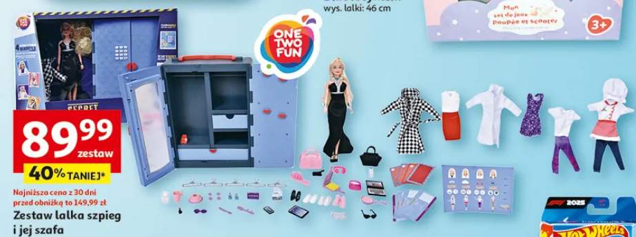 Zestaw lalka szpieg i jej szafa