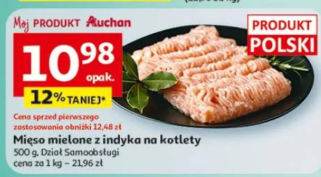 Mięso mielone z indyka na kotlety