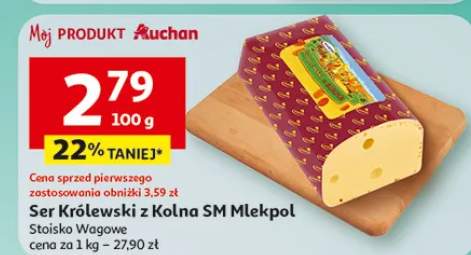 Ser Królewski z Kolna SM Mlekpol Stoisko Wagowe