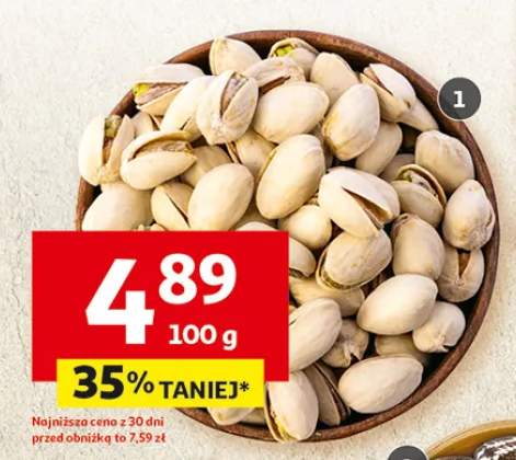 Pistacje solone lub niesolone