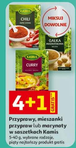 Przyprawy, mieszanki przypraw lub marynaty w saszetkach Kamis