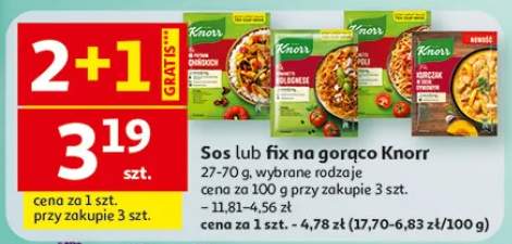 Sos lub fix na gorąco Knorr