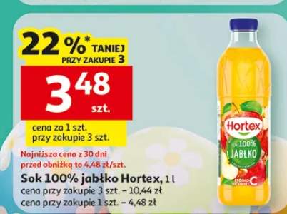 Sok 100% jabłko Hortex