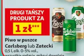 Piwo w puszce Carlsberg lub Żatecki