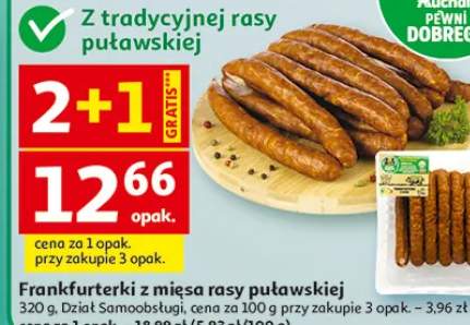 Frankfurterki z mięsa rasy puławskiej, Dział Samoobsługi