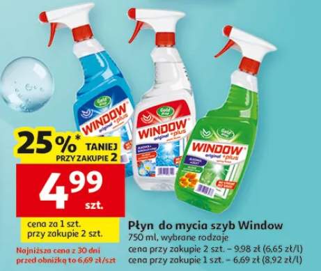 Płyn do mycia szyb Window, 750 ml, wybrane rodzaje