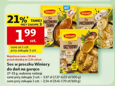 Sos w proszku do dań na gorąco