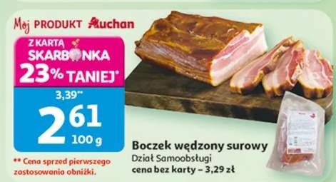 Boczek wędzony surowy