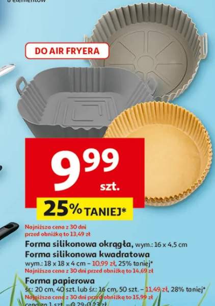 Forma silikonowa okrągła