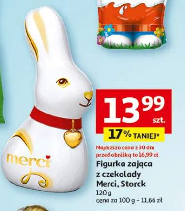 Figurka zająca z czekolady Merci, Storck
