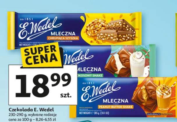 Czekolada mleczna kokosowy shake