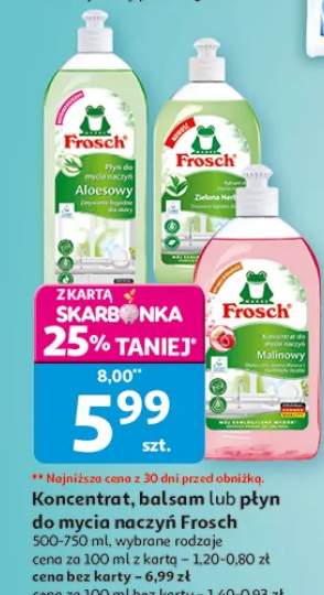 Koncentrat, balsam lub płyn do mycia naczyń Frosch