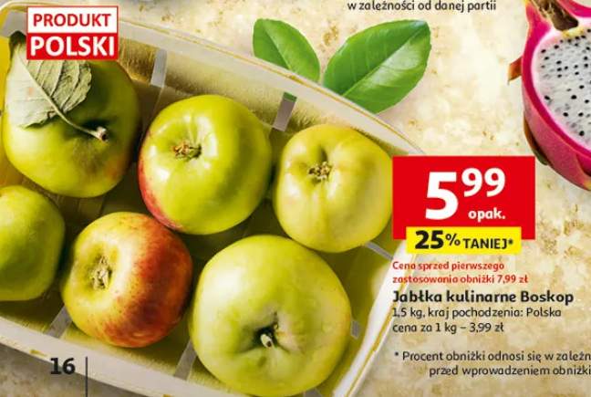 Jabłka kulinarne Boskop