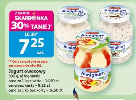 Jogurt owocowy, różne smaki