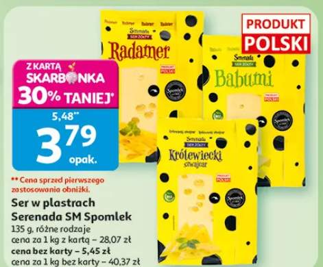Ser w plastrach Serenda SM Spomlek różne rodzaje