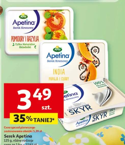 Serek Apetina różne rodzaje