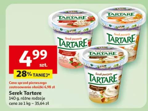 Serek Tartare różne rodzaje