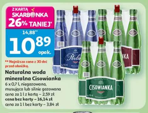 Naturalna woda mineralna Cisowianka