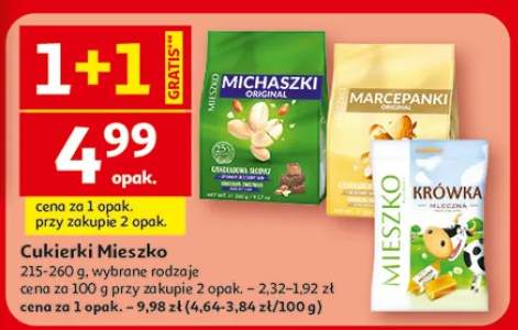 Cukierki Mieszko wybrane rodzaje