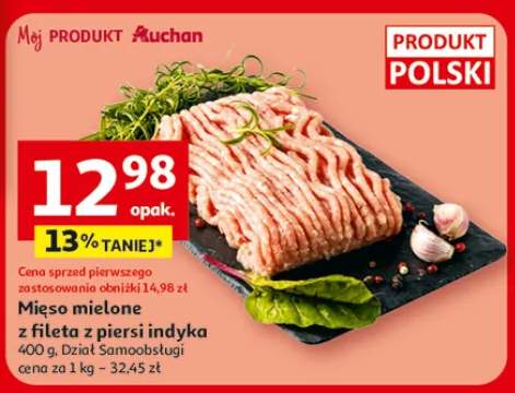 Mięso mielone z fileta z piersi indyka