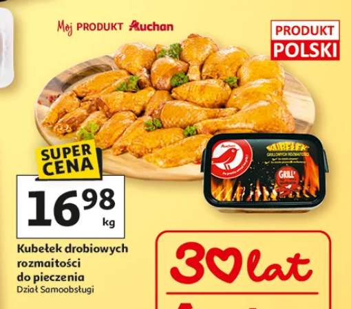 Kubełek drobiowych różności do pieczenia