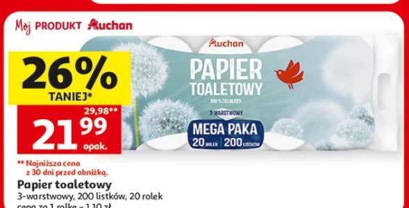 Papier toaletowy 3-warstwowy