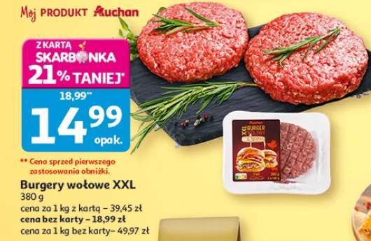 Burgery wołowe XXL