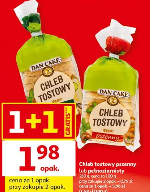 Chleb tostowy pszenny lub pszenny