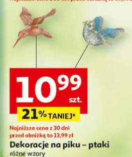 Dekoracje na piku – ptaki