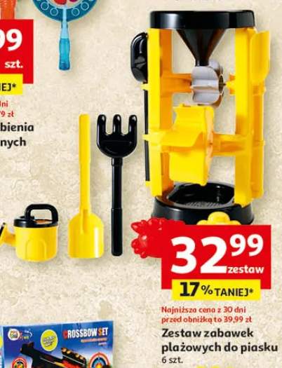 Zestaw zabawek plażowych do piasku 6 szt.