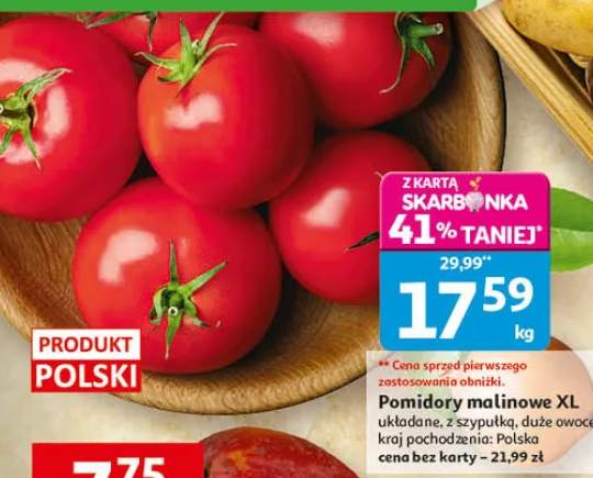 Pomidory malinowe XL