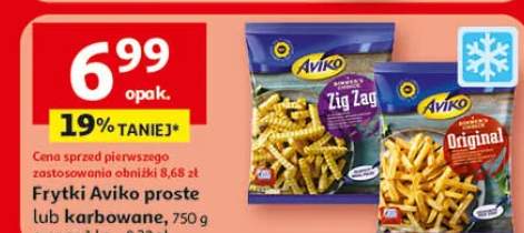 Frytki Aviko proste lub karbowane