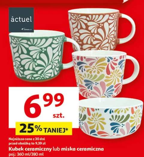 Kubek ceramiczny lub miska ceramiczna