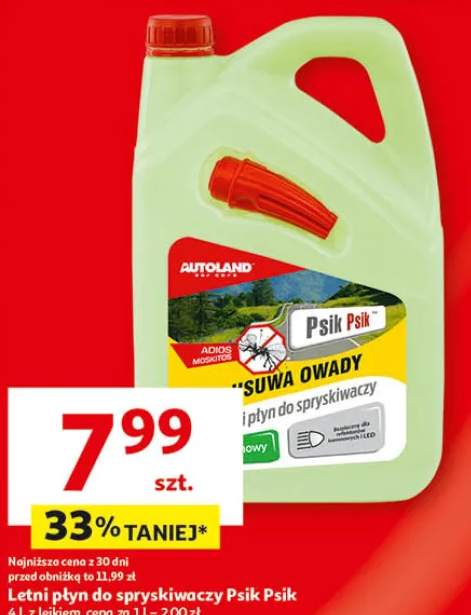 Letni płyn do spryskiwaczy Psik Psik