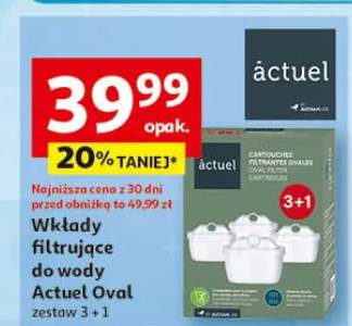 Wkłady filtrujące do wody Actuel Oval