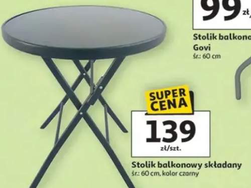 Stolik balkonowy składany