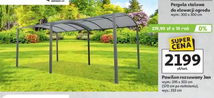 Pawilon rozsuwany Jan